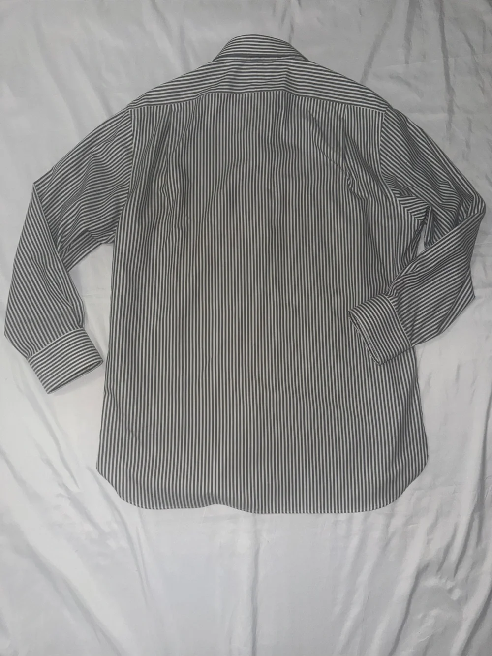Polo by Ralph Lauren Black and White Striped Dress Shirt